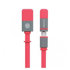 Nillkin DATA KABL USB cable plus 2u1 (Lightning i Micro) 1.2m pink 009216