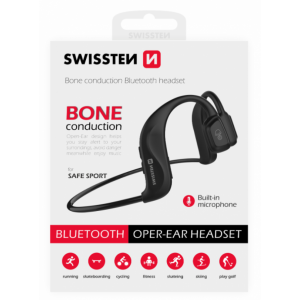 SWISSTEN Bluetooth Slušalice Bone (Crna)