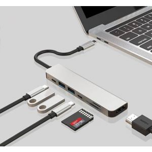 S-BOX 7u1 ADAPTER USB TYPE-C->HDMI/USB-3.0/SD+TF
