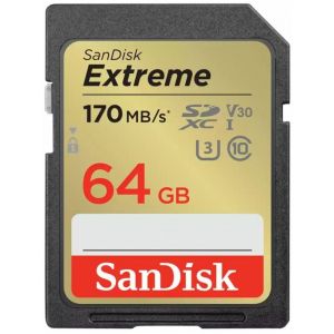 SanDisk MEMORIJSKA KARTICA SDXC 64GB Extreme 170MB/S V30 UHS-I Class 10 U3 V30 67783