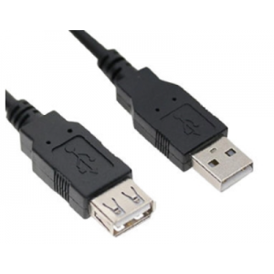 E-GREEN USB KABL OST03428 USB A - USB A M/F (produžni) 1.8m crni