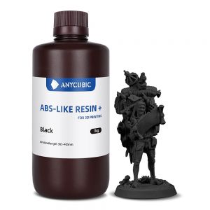  Anycubic ABS Like Resin+ 1KG - Black  Anycubic ABS Like Resin+ 1KG - Black, Anycubic, ABS, Like, Resin+, 1KG, Black