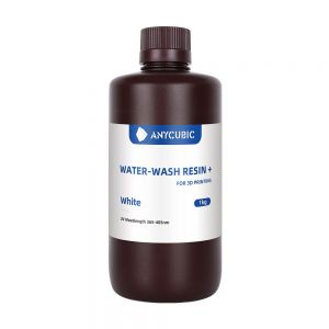  Anycubic Water Washable Resin+ 1KG - White  Anycubic Water Washable Resin+ 1KG - White, Anycubic, Water, Washable, Resin+, 1KG, White