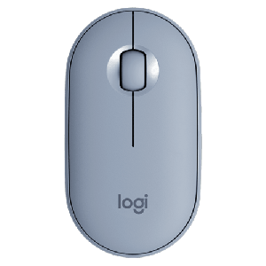 Logitech MIŠ M350 Pebble Wireless Mouse - Blue Grey