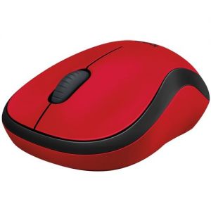 Logitech MIŠ M220 Silent Mouse for Wireless Noiseless Productivity Red