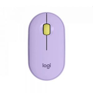 Logitech MIŠ M350 Pebble Wireless Mouse Lavender Lemonade