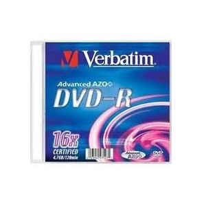 Verbatim DVD-R SINGLE SLIM CASE 43547