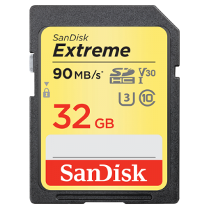 SanDisk MEMORIJSKA KARTICA SDHC 32GB Extreme 90MB/s V30 UHS-I U3